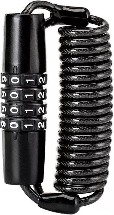 Rockbros Bicycle code lock T609 (black) (150 cm)