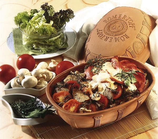 Actual product image Römertopf Jubi.roaster 34cm (34 cm, Roman pot, Ceramic)