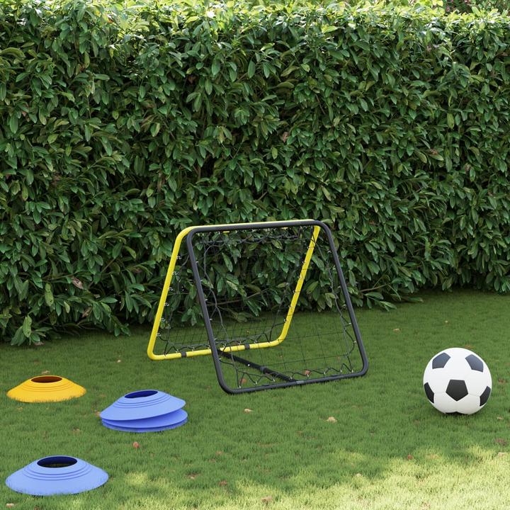 Immagine prodotto VidaXL Rimbalzatore da calcio bifacciale regolabile giallo