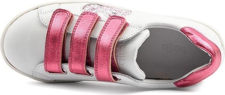Produktbild Benjie Montreux velcro Kinder Weiss Glitter fuchsia (33)