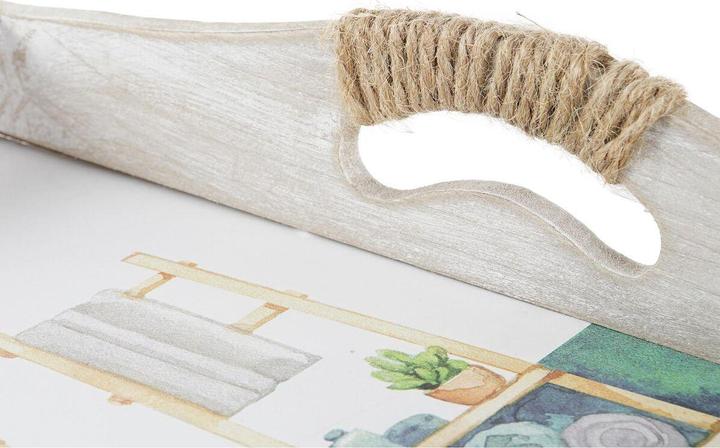 Immagine prodotto DKD Home Decor Tablettset 40 x 30 x 6 cm Holz MDF (2 Stück)