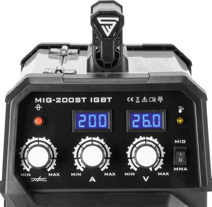 Image du produit Stahlwerk Machine à souder MIG MAG 200 ST IGBT gaz de protection avec 200 ampères MMA E-Hand