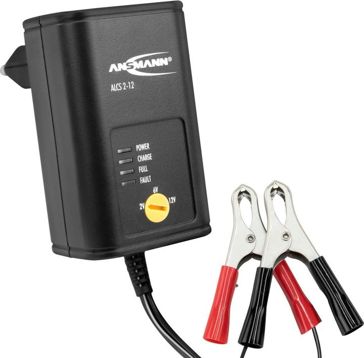 Actual product image AccuCell Charger for 2V, 6V and 12V lead-acid, lead-gel and lead-fleece batteries (0.40 A)