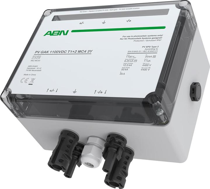 Immagine prodotto ABN Scatola di giunzione del generatore fotovoltaico