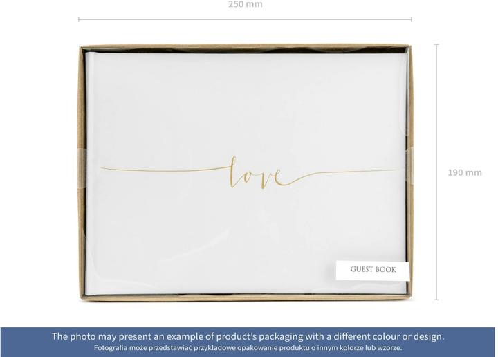 Actual product image Partydeco Guestbook Love (24 x 18.5 cm)