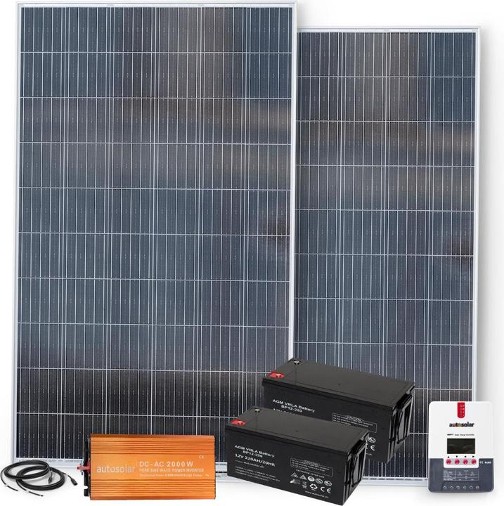 Image du produit Autosolar Kit solaire (670 W)