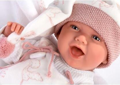 Productafbeelding Llorens Babypop met hangende wieg