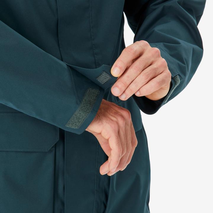 Actual product image Quechua Men's long hiking jacket - NH500 green (3XL)