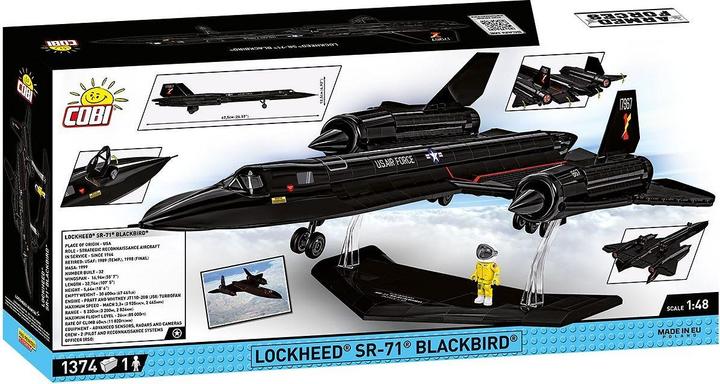 Actual product image Cobi Lockheed SR-71 Blackbird US Military Aircraft
