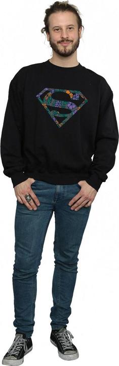 Immagine prodotto Superman Floral Logo 1 Felpa Uomo (XXL)