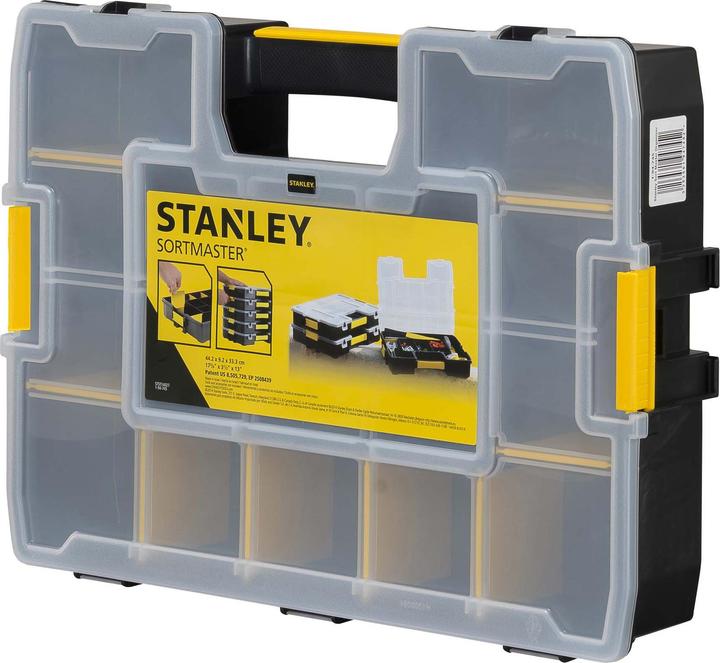 Produktbild Stanley Werkzeugkasten L mit herausnehmbaren Trennwänden