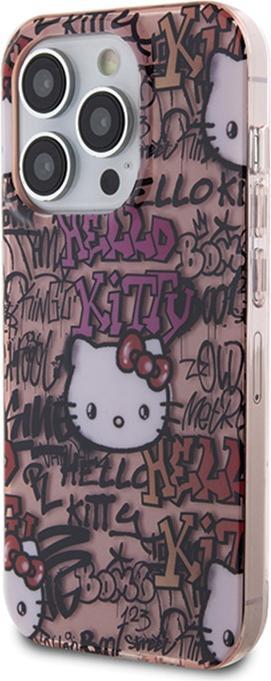 Immagine prodotto Hello Kitty HKHCP13LHDGPTP iPhone 13 Pro / 13 6.1" różowy/rosa custodia rigida IML Tags Graffiti (Apple iPhone 13 Pro)