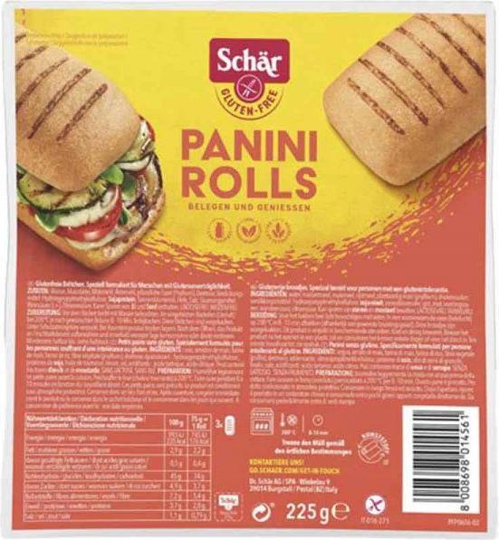 Actual product image Schär Panini Rolls (150 g)