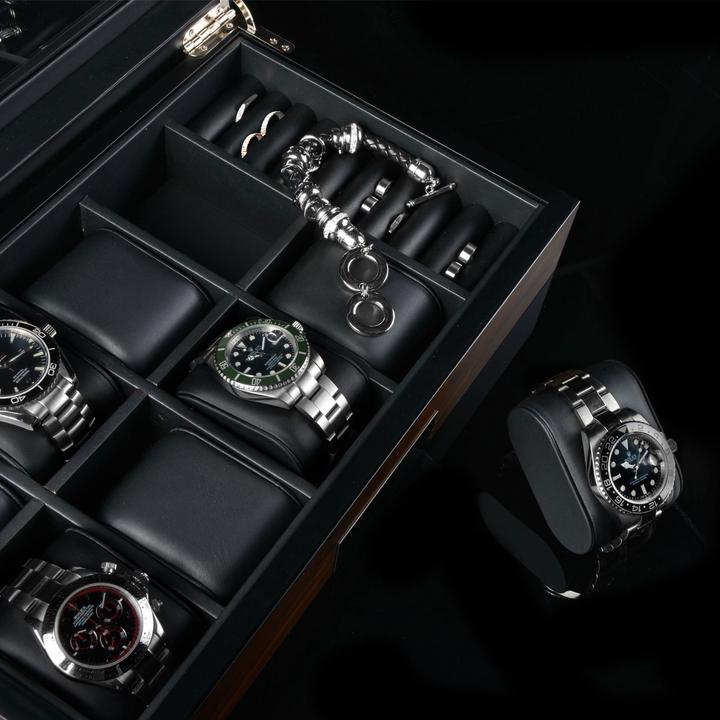 Immagine prodotto Heisse & Söhne Scatola dell'orologio Monteray 8+ - Noce satinato