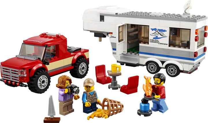 Produktbild LEGO Pickup Wohnwagen (60182, LEGO City)