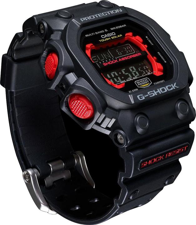 Immagine prodotto Casio G-Shock - GXW-56-1AER (Orologio radiocontrollato, Orologio sportivo, Pedometro, Lunetta girevole a sinistra, Cofanetto regalo, Orologio con pietra preziosa, Orologio digitale, Orologio a fase lunare, Orologio tascabile, Cronometro, 54 mm)