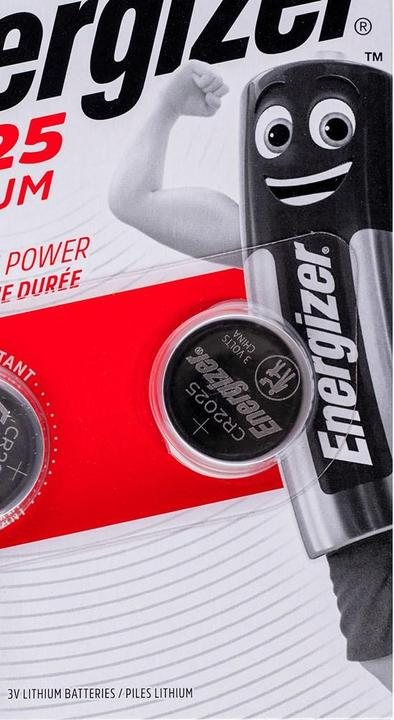 Immagine prodotto Energizer 2025 Litio (2 pz., CR2025, 165 mAh)