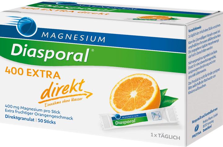 Immagine prodotto magnesium diasporal Magnesio Diasporal 400 bastoncini di granulato extra diretto, 50 pezzi. Borsa (50 Pezzo/i, Granuli)