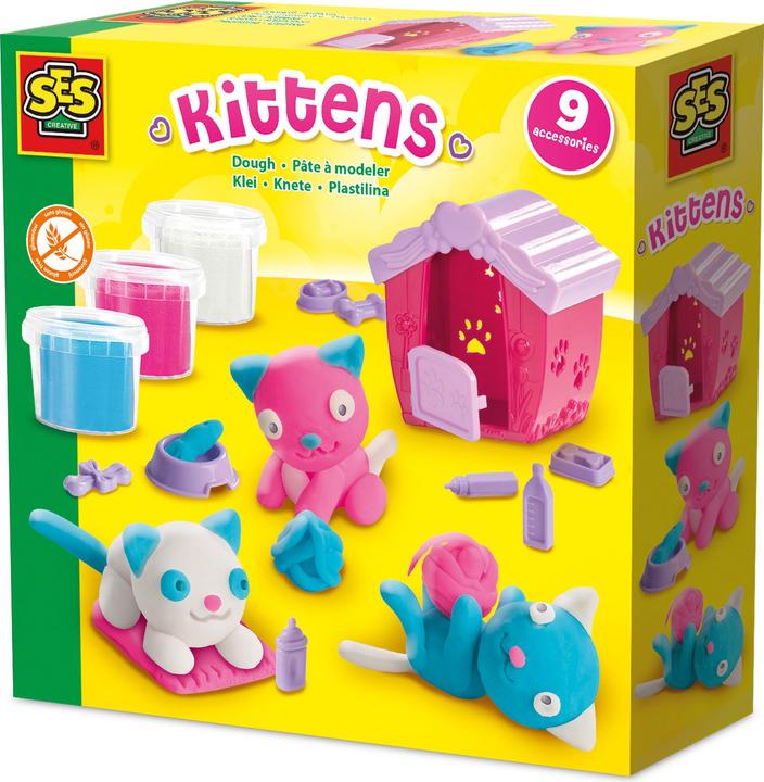 Actual product image Ses Knetmasse Kätzchen
