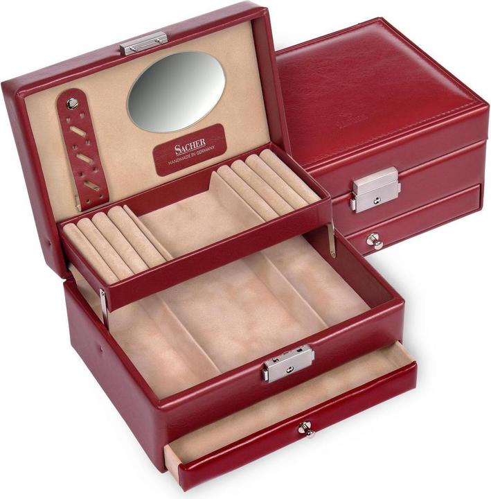 Image du produit Sacher 15.000.295043 - Boîte à bijoux Carola new classic red