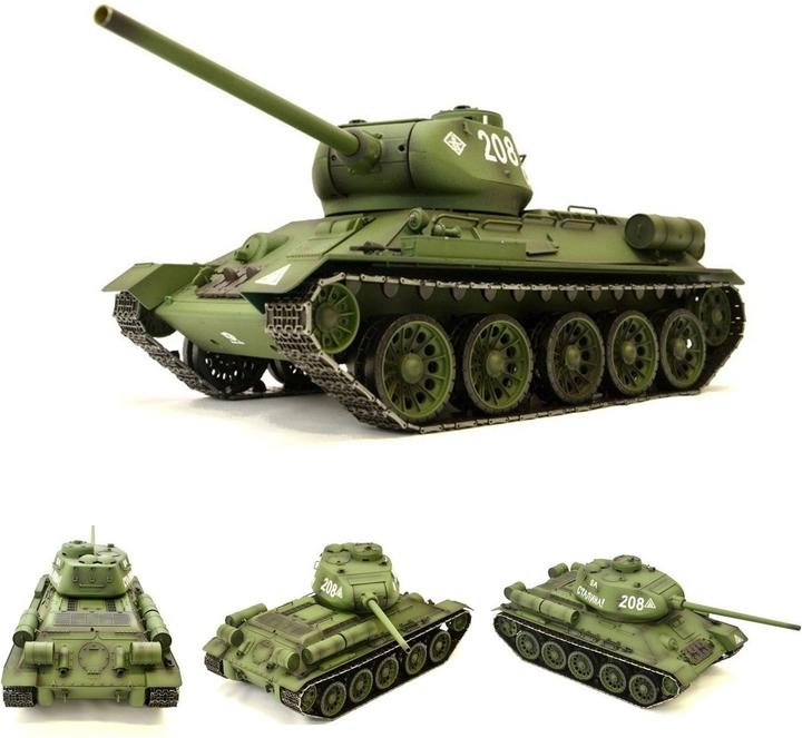 Immagine prodotto Es-toys Heng Long, carro armato RC, T-34/85 russo, 1:16 (RTR pronto all'uso)