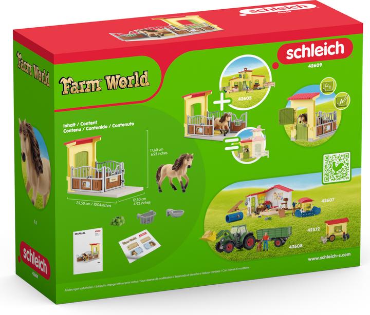 Produktbild Schleich Ponybox mit Islandpferd Hengst