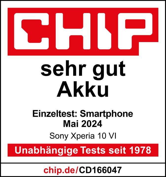 Nährwerte und Zutaten Sony Xperia 10 VI (128 GB, Blue, 6.10", Dual SIM, 48 Mpx, 5G)
