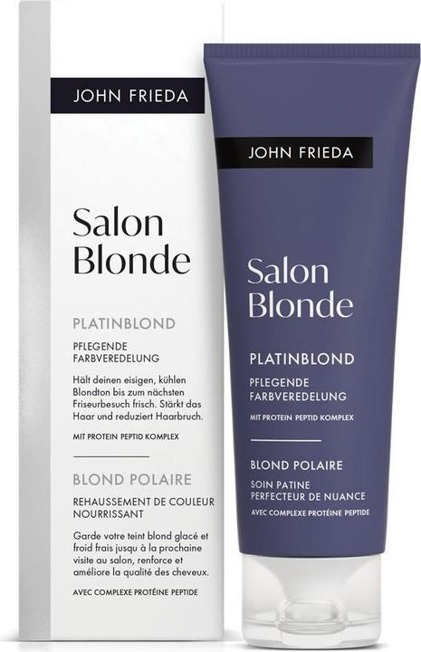 Image du produit John Frieda Salon Blonde Platinblond Pflegende Farbveredelung - 120ml (Blonde platine)