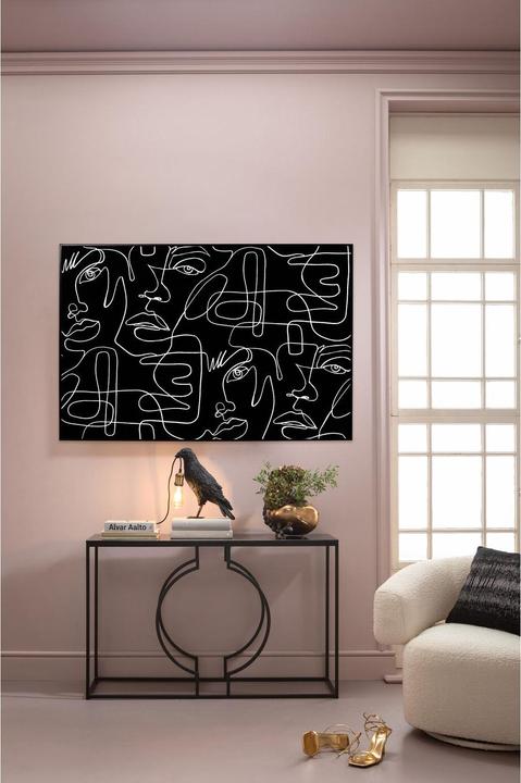 Actual product image Kare Design Framed picture Faccia Arte Drawing 150x100cm (150 x 100 cm)