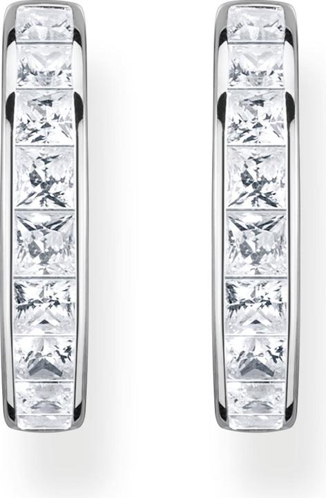 Actual product image Thomas Sabo Creoles White Stones Pavé Silver (925 silver)