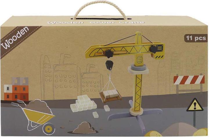 Productafbeelding Houten torenkraan, 11 stuks.