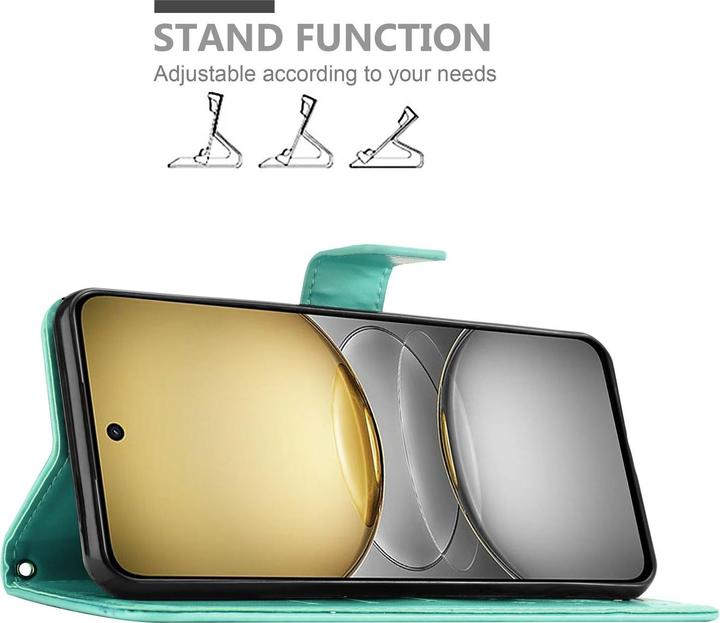 Actual product image Cadorabo Case for Realme C75 Flower Book (Siemens CC75)