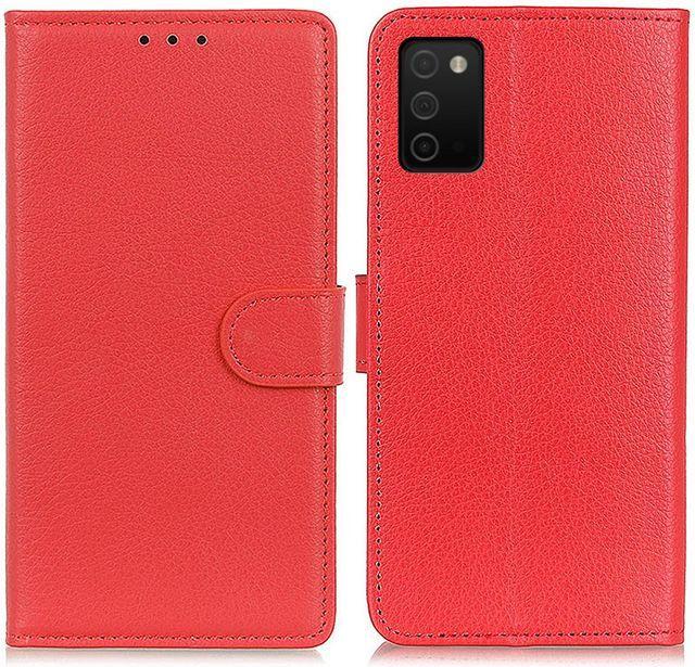 Productafbeelding MU Classic Litchi Leren Boekomslag Serie (Samsung Galaxy A03s)