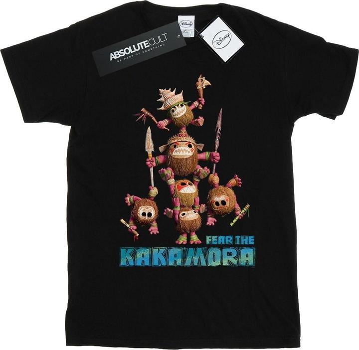 Actual product image Disney Womens/Ladies Moana Fear The Kakamora Cotton Boyfriend T-Shirt (XL)