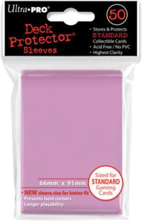 Produktbild Ultra Pro Deck Protector Kartenhüllen Solid Pink (50)