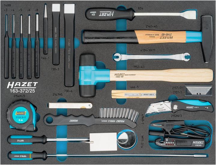 Actual product image HAZET Universal set 163-372/25 ∙ Outside hexagon profile ∙ Number of tools: 25