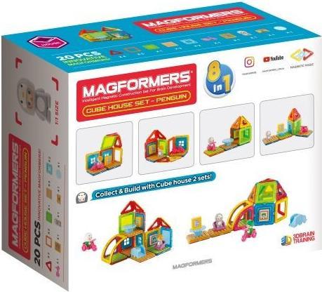 Actual product image Magformers Magnetic blocks for cube house - frog