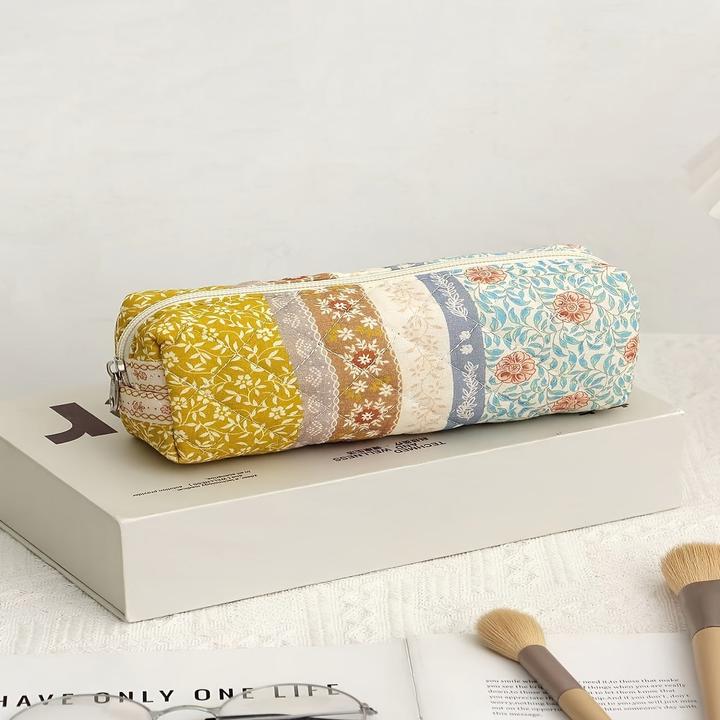 Immagine prodotto Only-Bags.Store Borsa per cosmetici in cotone con grande capacità -, non impermeabile, inodore