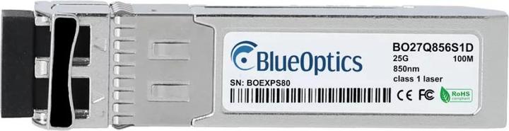 Actual product image BlueOptics Compatible Check Point CPAC-TR-25SR-ADP BO27Q856S1D SFP28 Transceiver, LC-Duplex, 25GBASE-SR, Mult