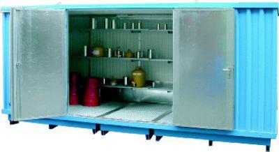 Image du produit kaiserkraft Conteneur de stockage pour produits dangereux, isolé contre le froid (2800 l)