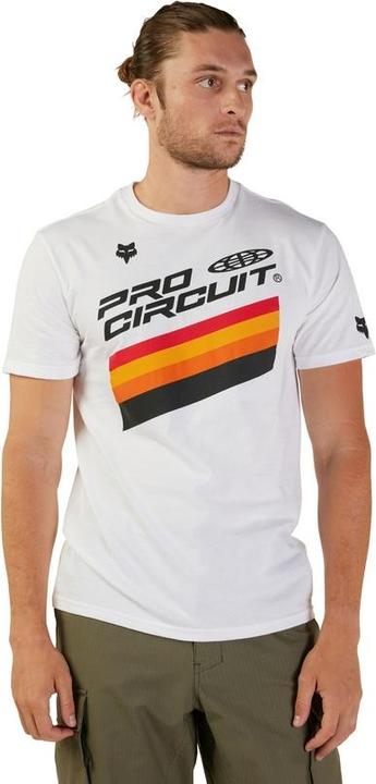 Actual product image Fox Tee 23 Pro Circuit Ss Prem Wht M (M)