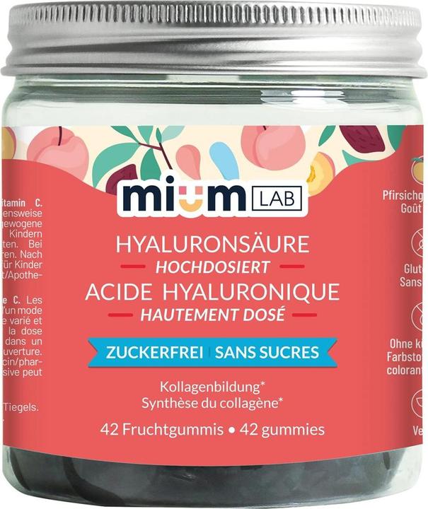 Image du produit Mium Lab Vitamingummis Hyaluronsäure (42 pièce(s), Gummies, 172 g)