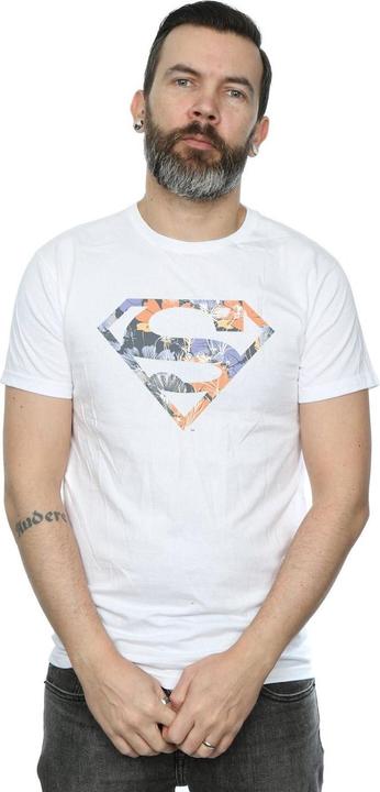 Produktbild Superman Floral Logo 2 TShirt (XXL)