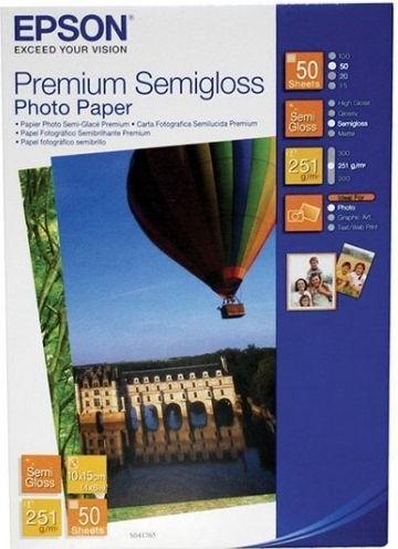 Produktbild Epson Premium Semigloss (251 g/m², 10 x 15 cm, 50 x)