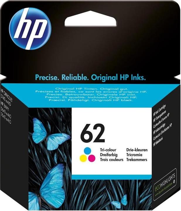 Actual product image HP 62 - 4.5 ml - color (cyan, magenta, yellow) (M, C, Y)