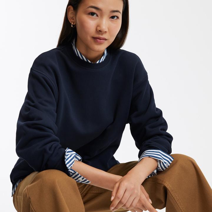 Actual product image La Redoute Collections Sweatshirt with round neckline (L)