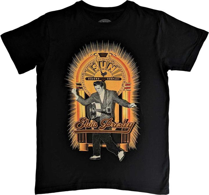 Sun Records Erwachsene Elvis Presley Tanzen Baumwolle TShirt