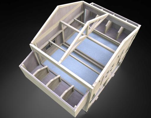 Actual product image Pet Homes Small animal stable SAAS FEE