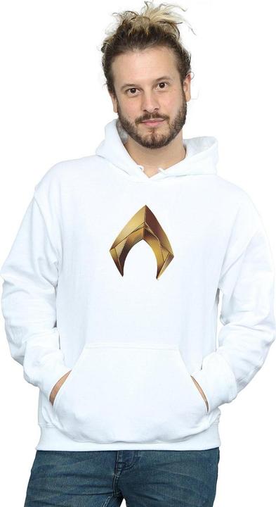 Actual product image Mens Aquaman Emblem Hoodie (XL)