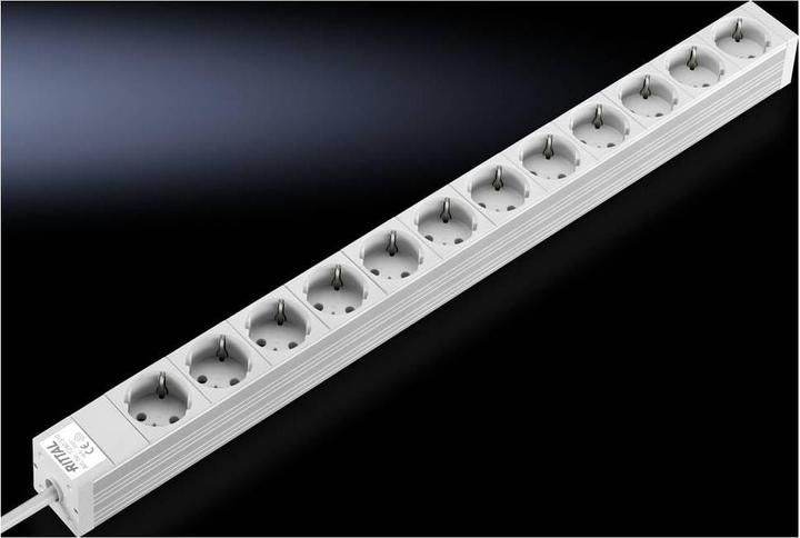 Actual product image Rittal Power strip (12 x, CEE 7/3, 2 m)